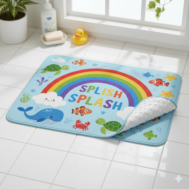 Anti Slip Shower Mat Kids - Image 3