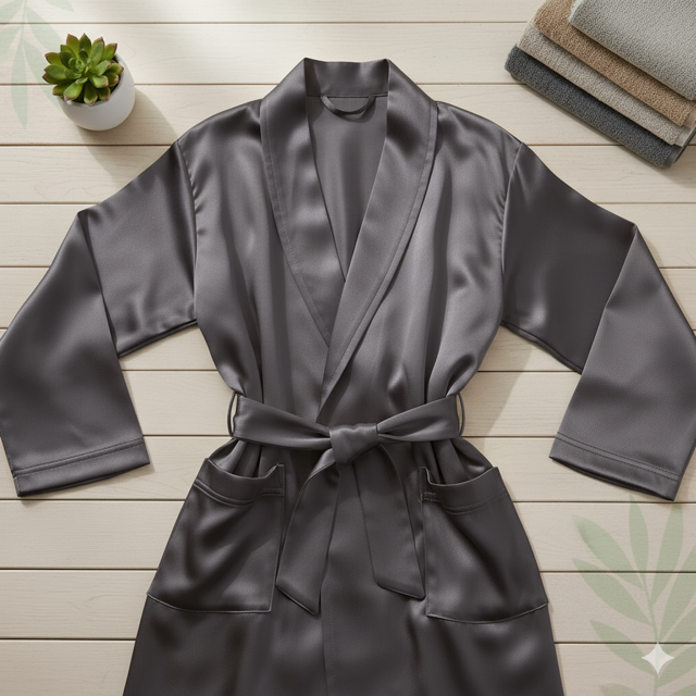 Bamboo Viscose Bath Robe - Image 3