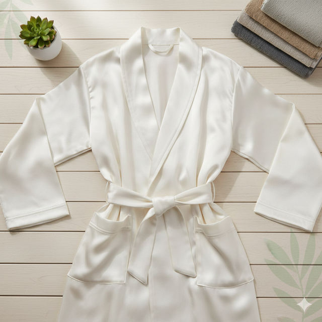 Bamboo Viscose Bath Robe - Image 4