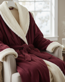 Fleece Lined Winter Robe