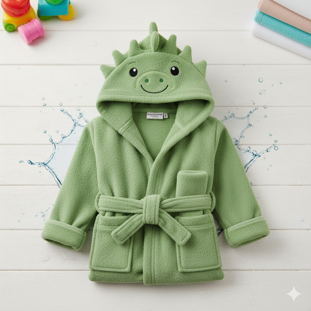 Kids Character Bath Robe - Image 3