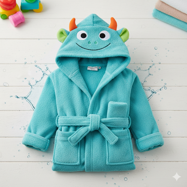 Kids Character Bath Robe