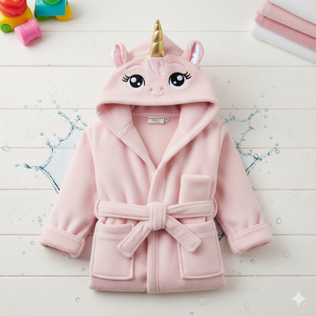 Kids Character Bath Robe - Image 2