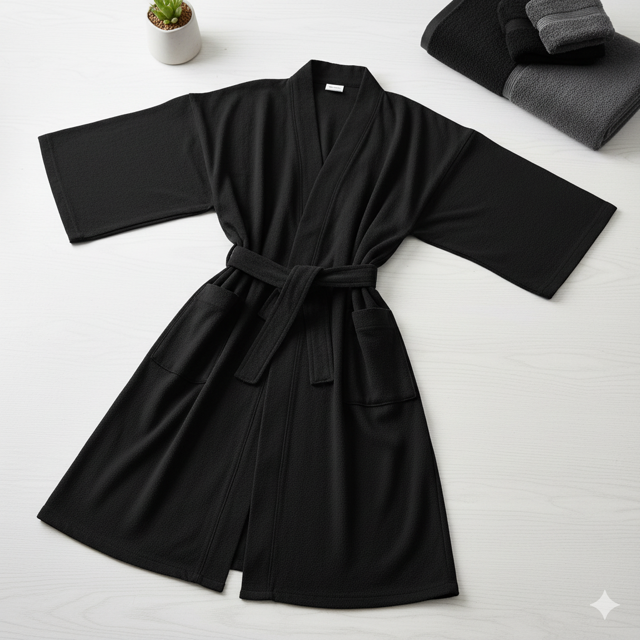 Kimono-Style Bath Robe - Image 2