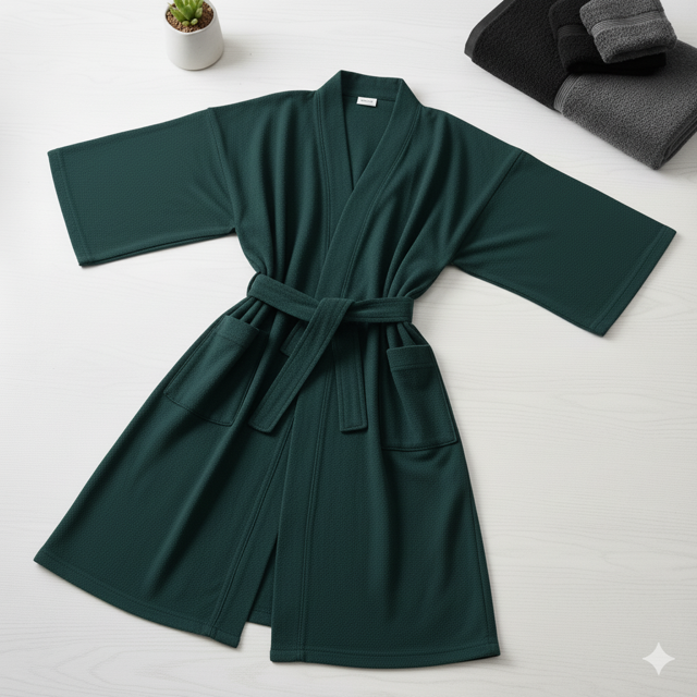 Kimono-Style Bath Robe - Image 4