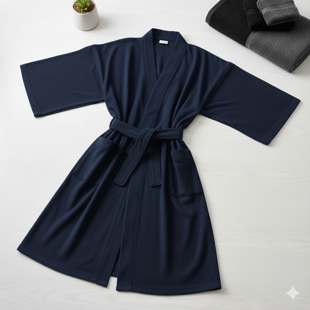Kimono-Style Bath Robe - Image 3