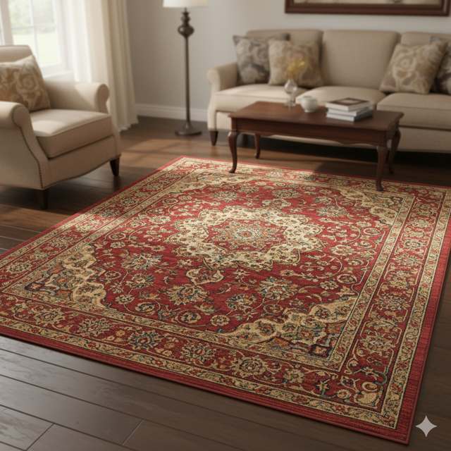 Vintage Persian-Style Rug
